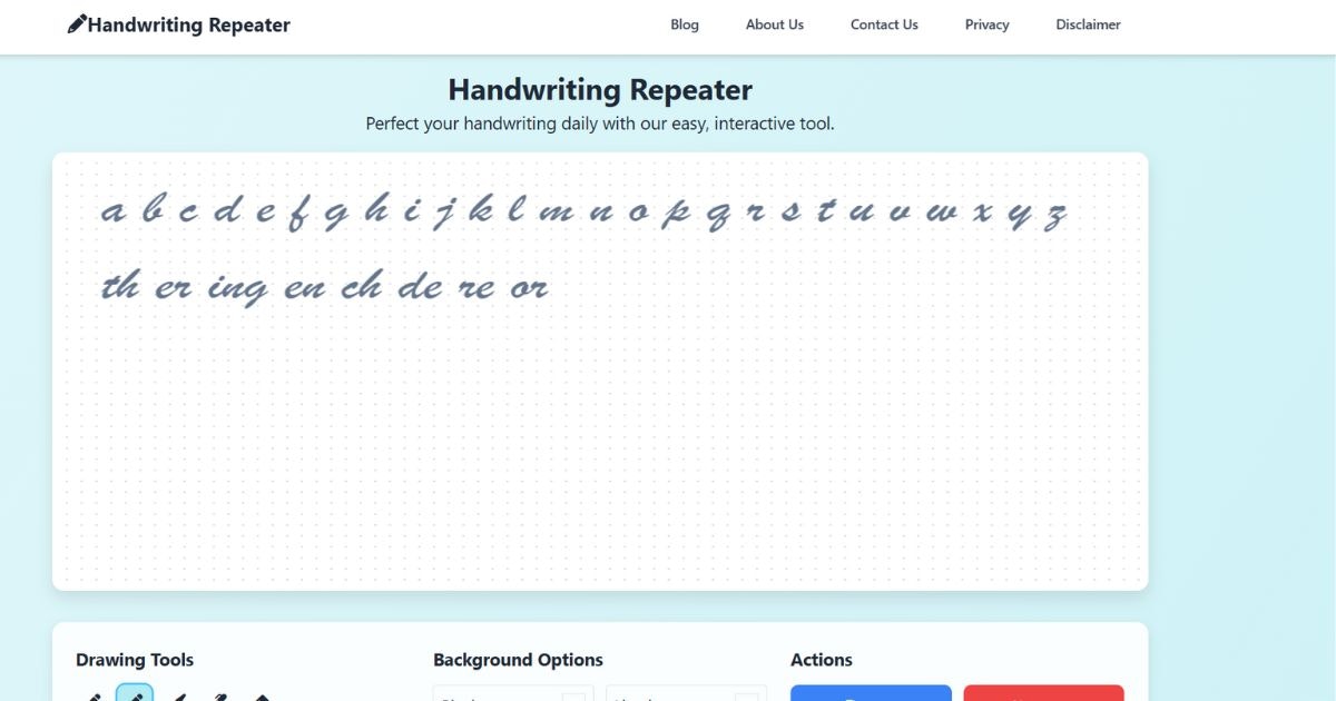 Handwriting Repeater gallery image