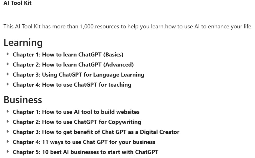 Ultimate AI Tool Kit gallery image