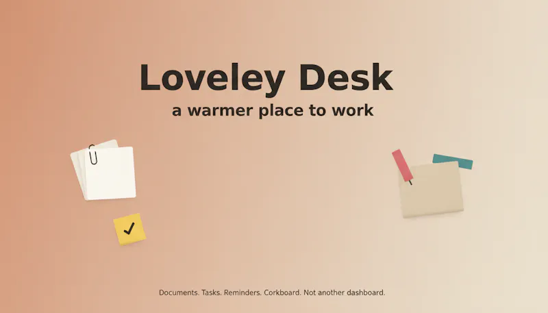 Loveley desk screenshot 1
