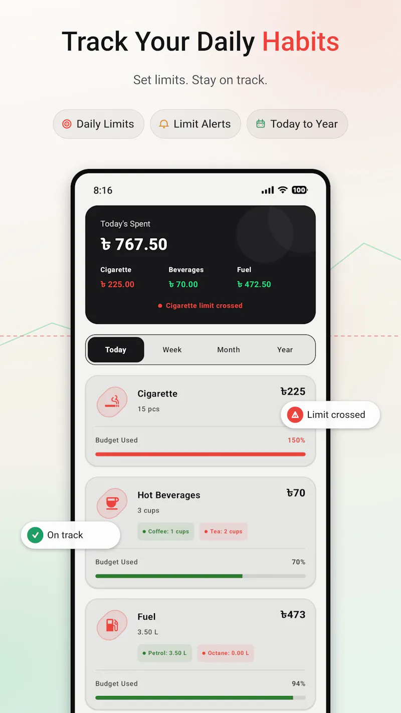 BeHisabi screenshot 2