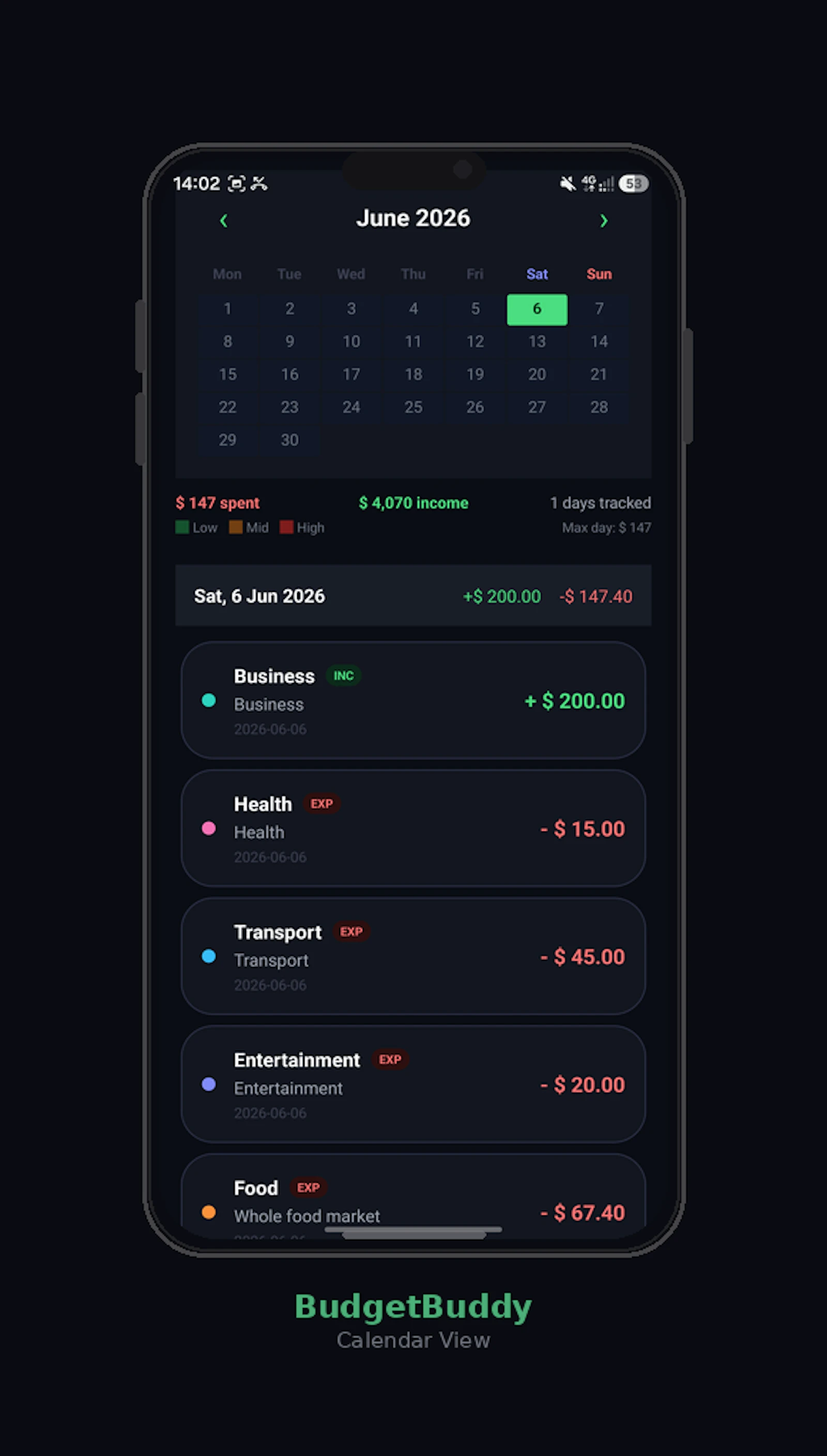 BudgetBuddy screenshot 4