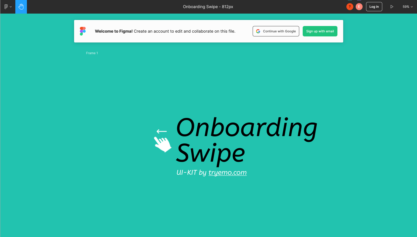 Onboarding Swipe gallery image