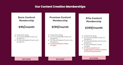 Dallowry Content Creation Memberships gallery image