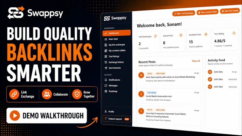 Swappsy.net screenshot 1 (video preview)