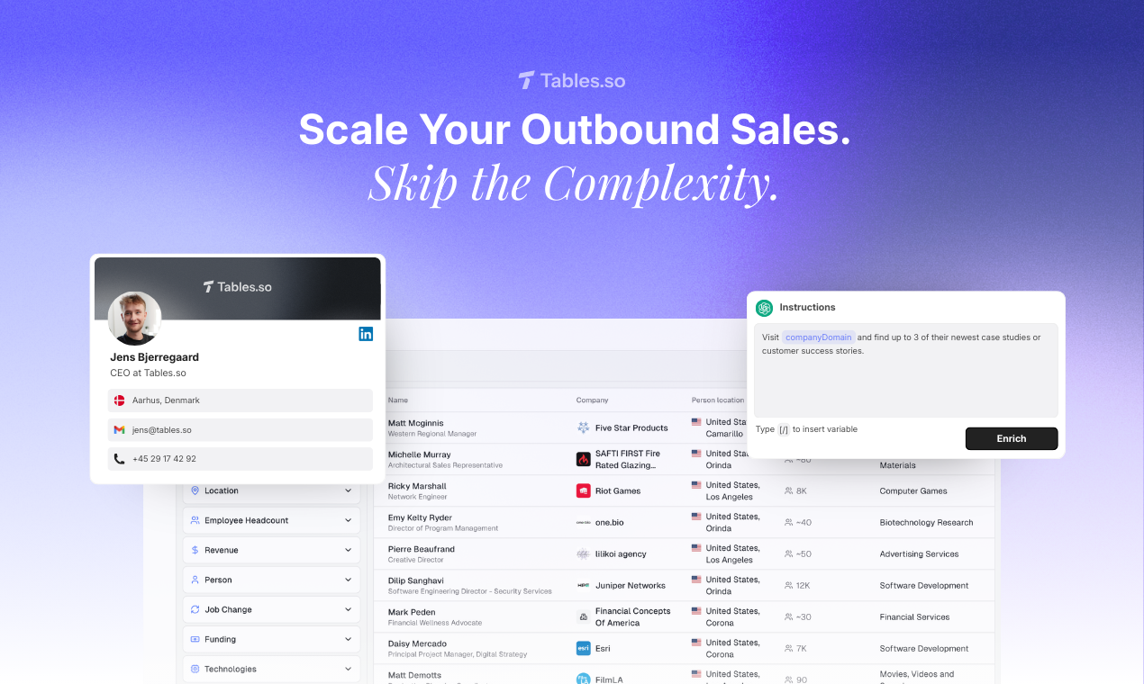 Tables.so gallery image