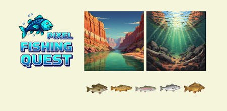 Pixel Fishing Quest - A Free Mobile Game gallery image
