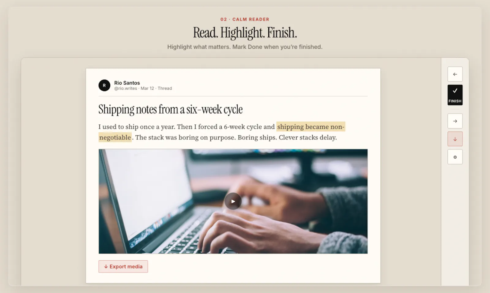 Noya — Read Your X Bookmarks screenshot 2