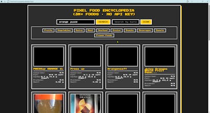 Pixel Food Encyclopedia (Detailed View) gallery image
