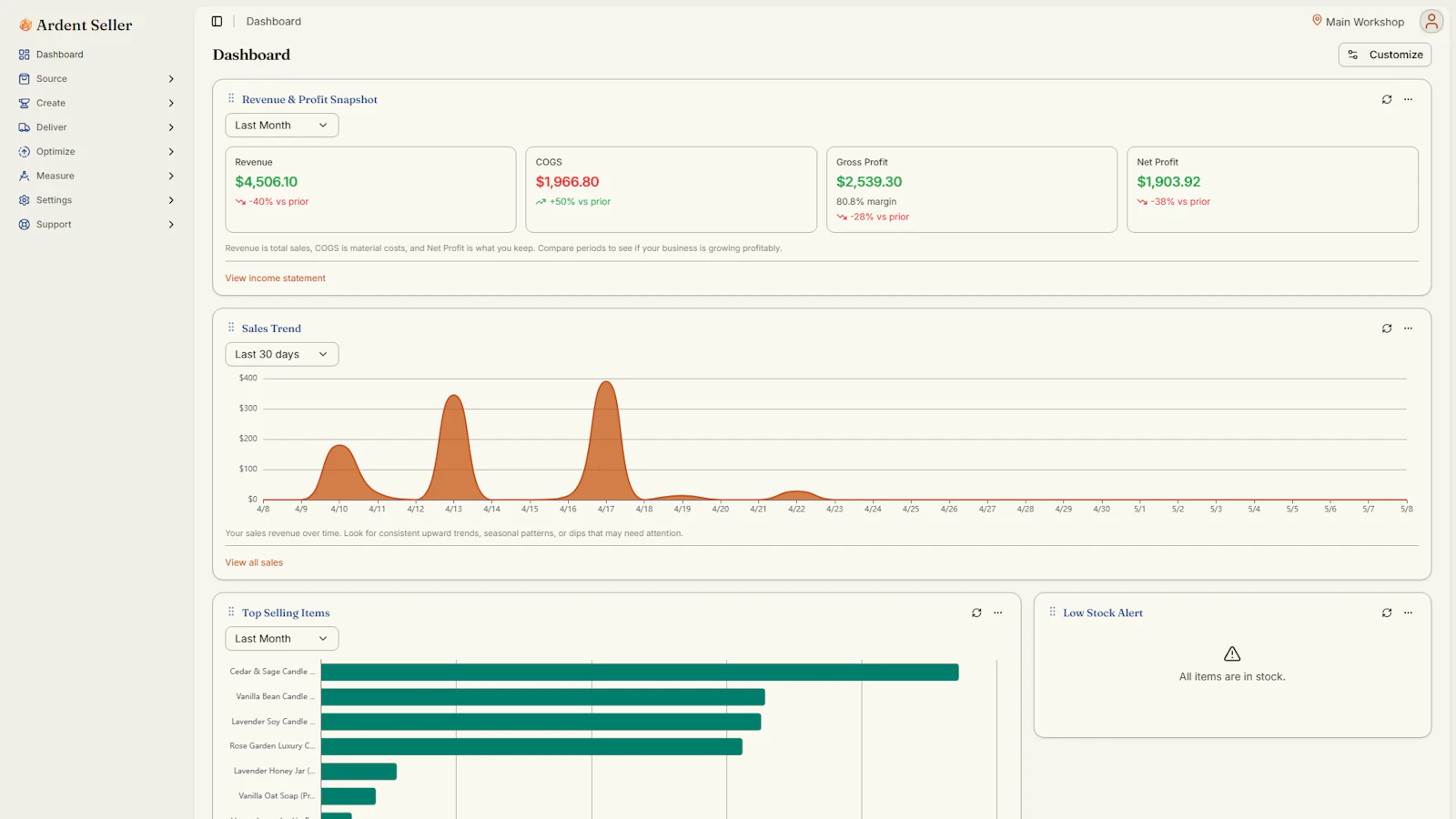 Ardent Seller screenshot 4