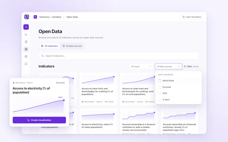 Datastory screenshot 3
