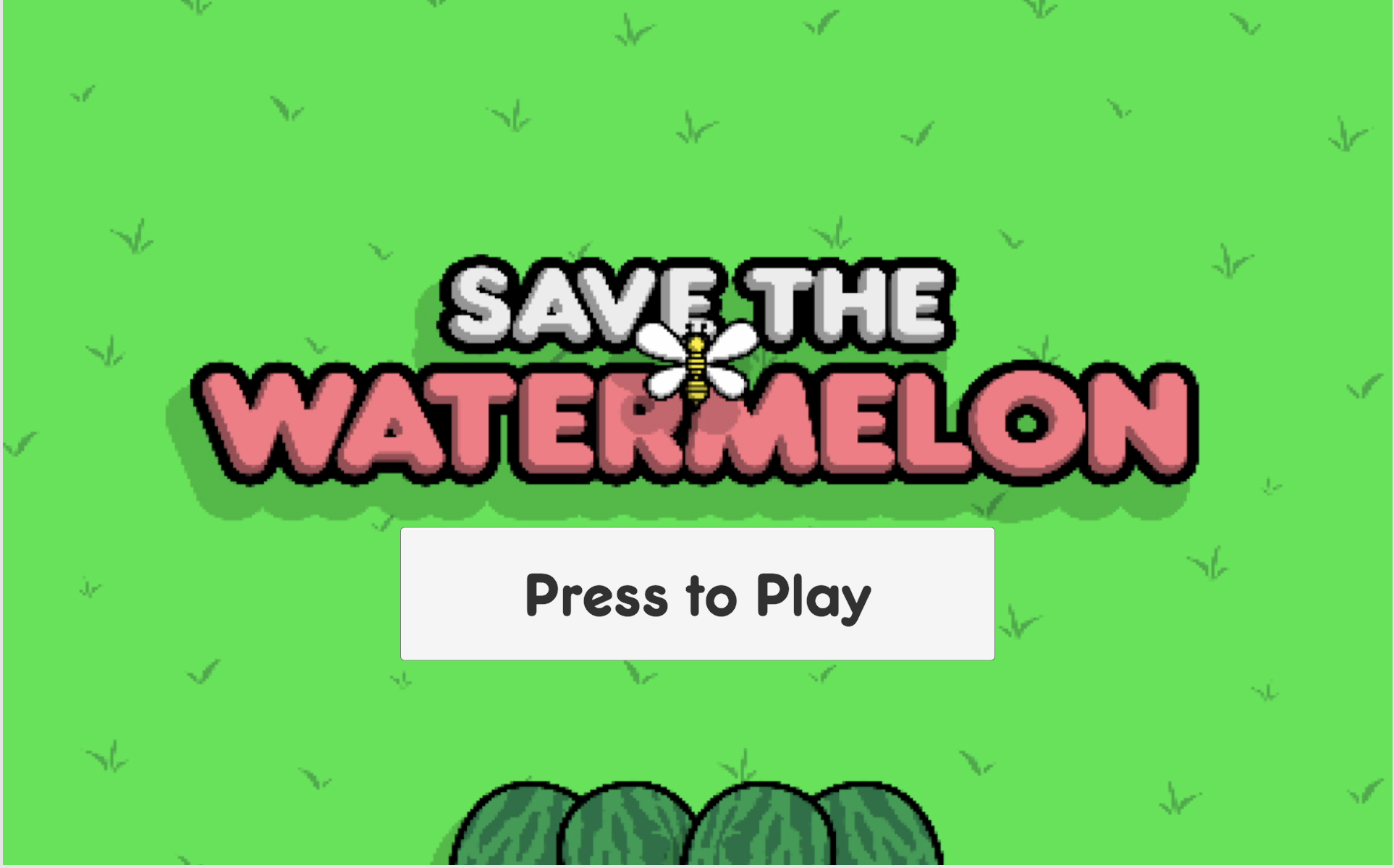 Speichern Sie die Wassermelone