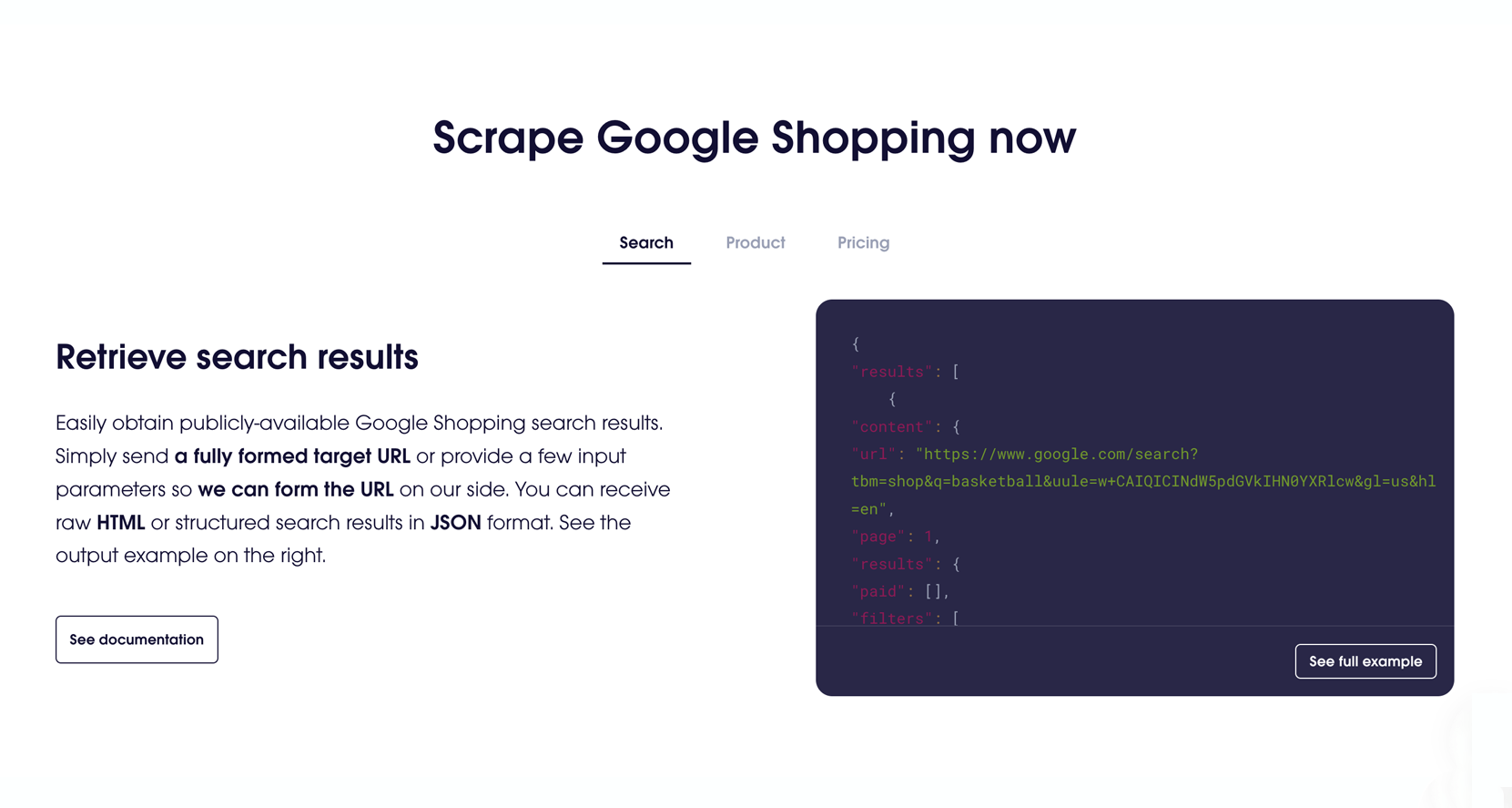 Google Alışveriş Scraper API - Google Alışveriş API'si Google sayfalarından çeşitli veriler sunar medya 3