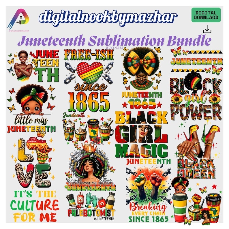 Juneteenth 1865 SVG Bundle