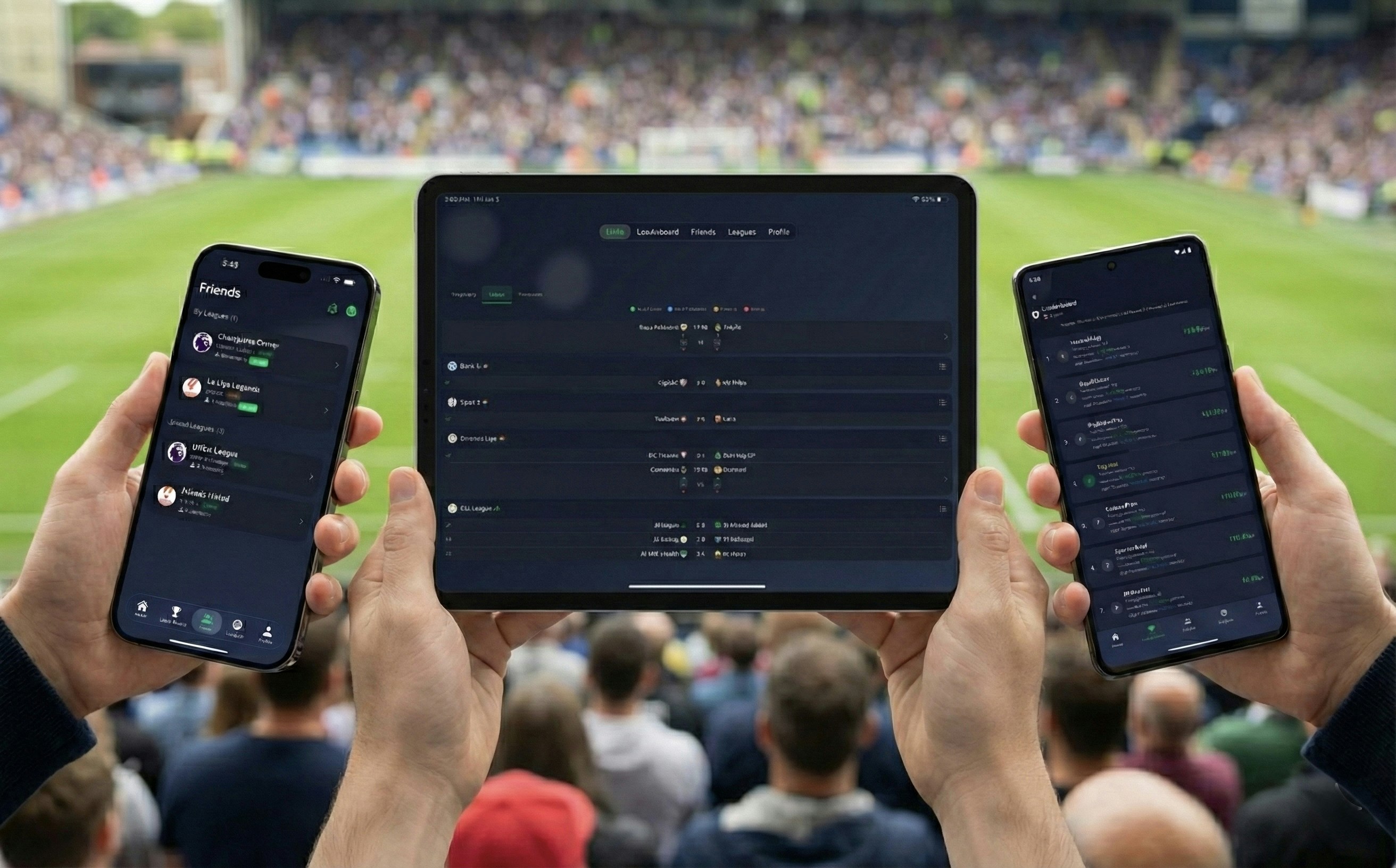 Predict Score - Test your soccer skills - Main product screenshot demonstrating key features and user interface