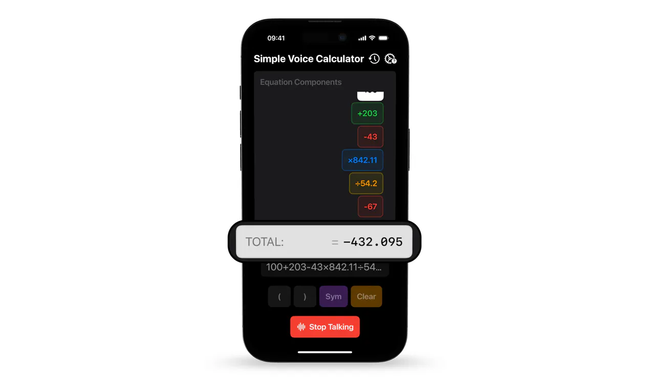 Simple Voice Calculator gallery image