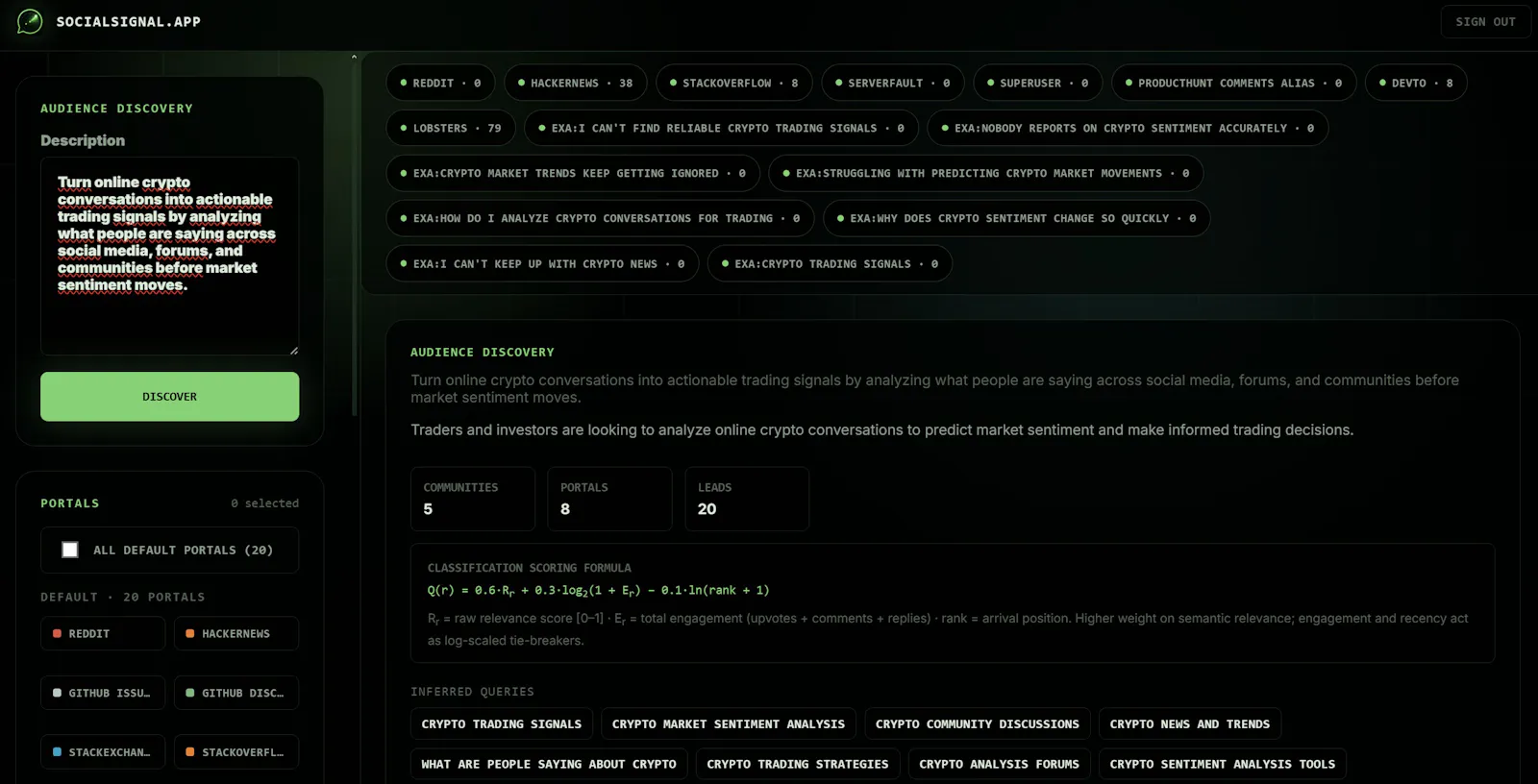 SocialSignal.app screenshot 5