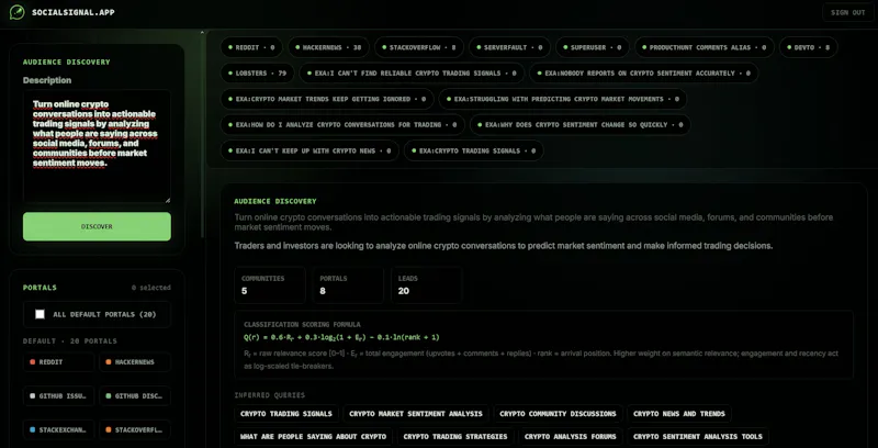 SocialSignal.app screenshot 5
