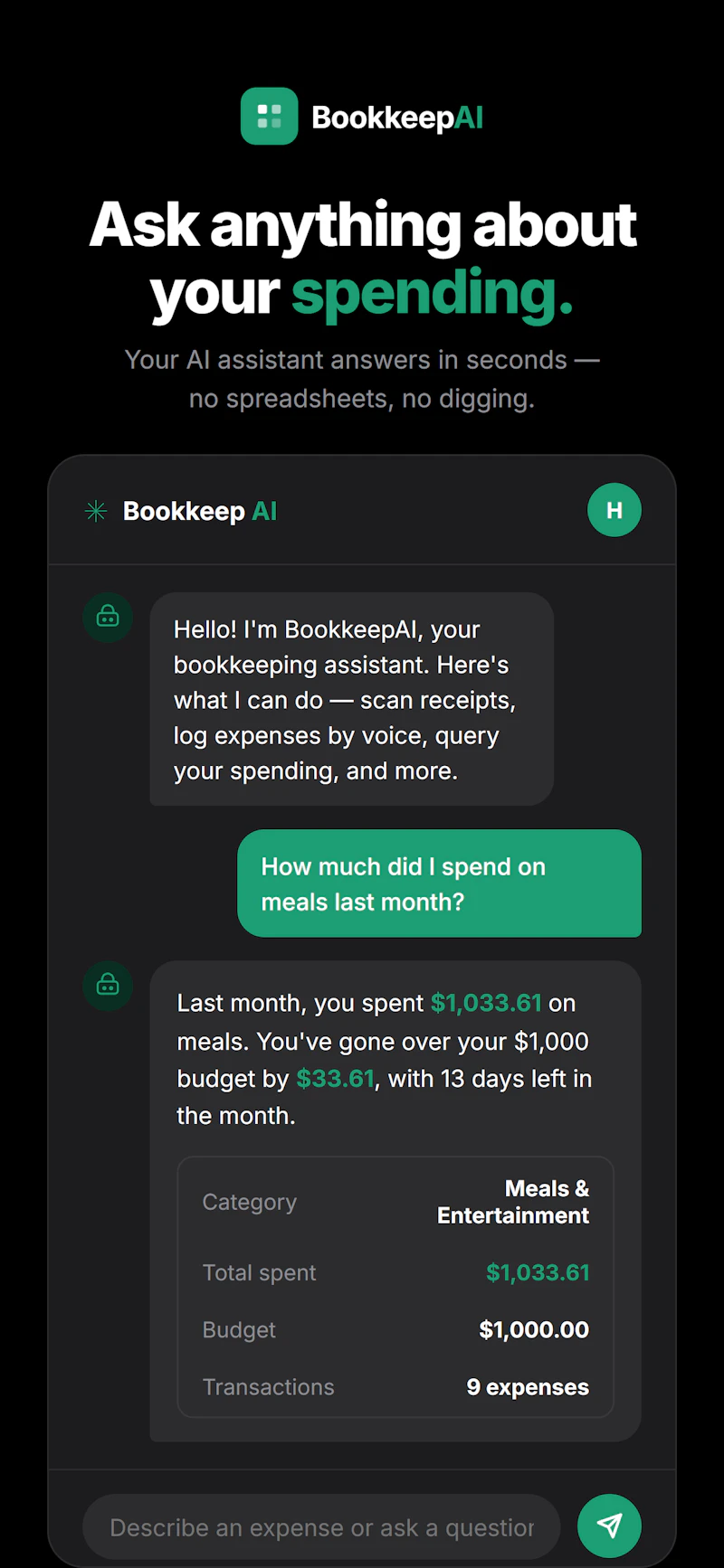 BookkeepAI screenshot 7