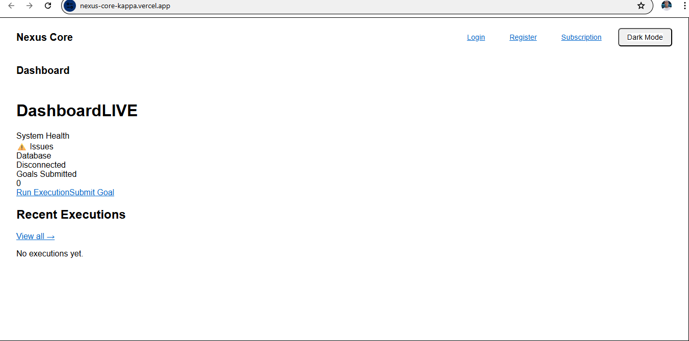 Nexus Core - Product Hunt launch logo and brand identity