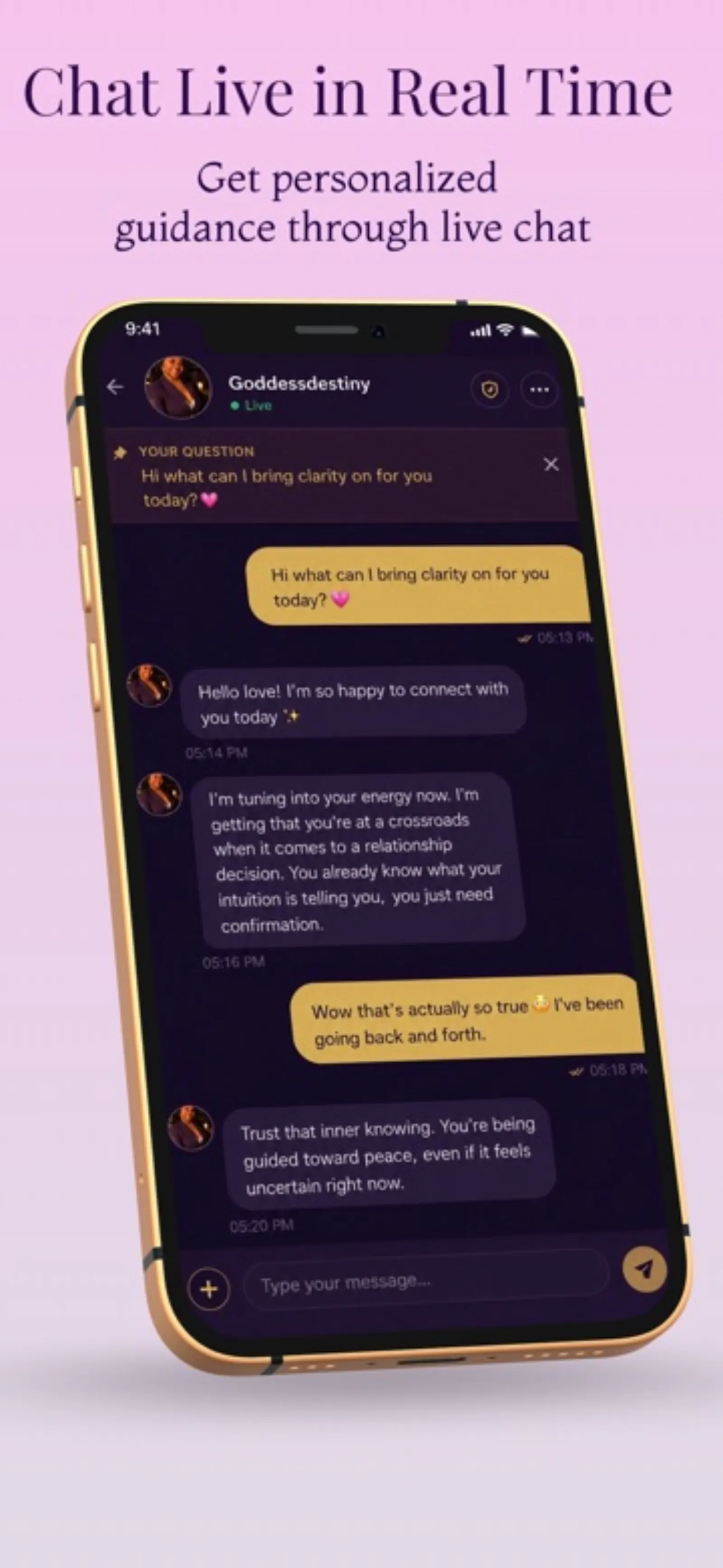 Goddess Destiny psychics screenshot 3