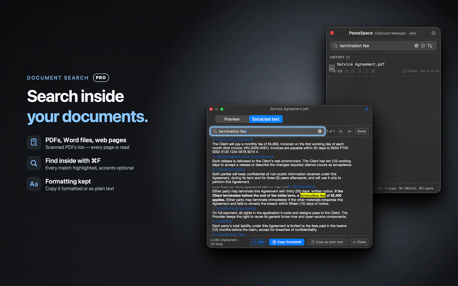 PasteSpace Clipboard Manager PRO 3.0 screenshot 3