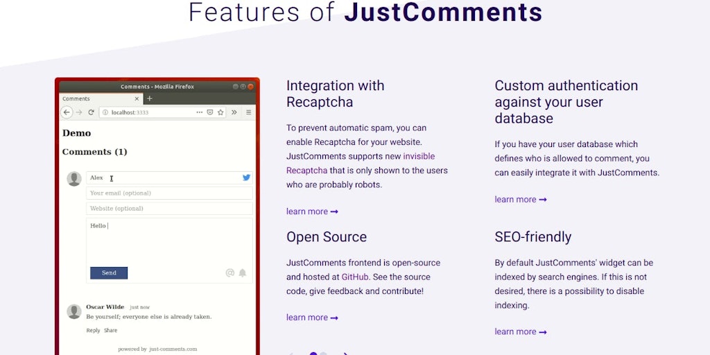 JustComments Image