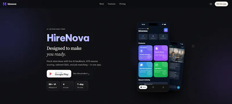 HireNova: AI Interview Prep screenshot 5