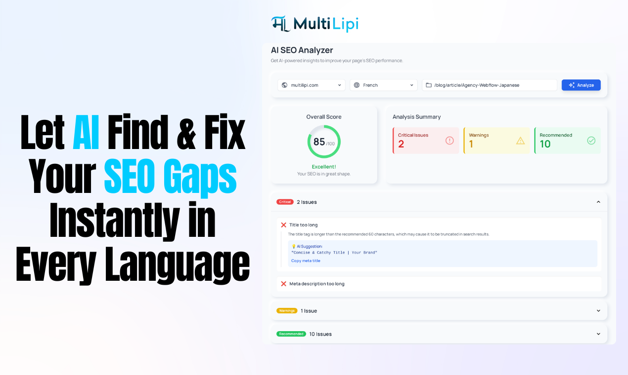 Média Multilipi - Traduire et classer votre site Web en 120 langues 3