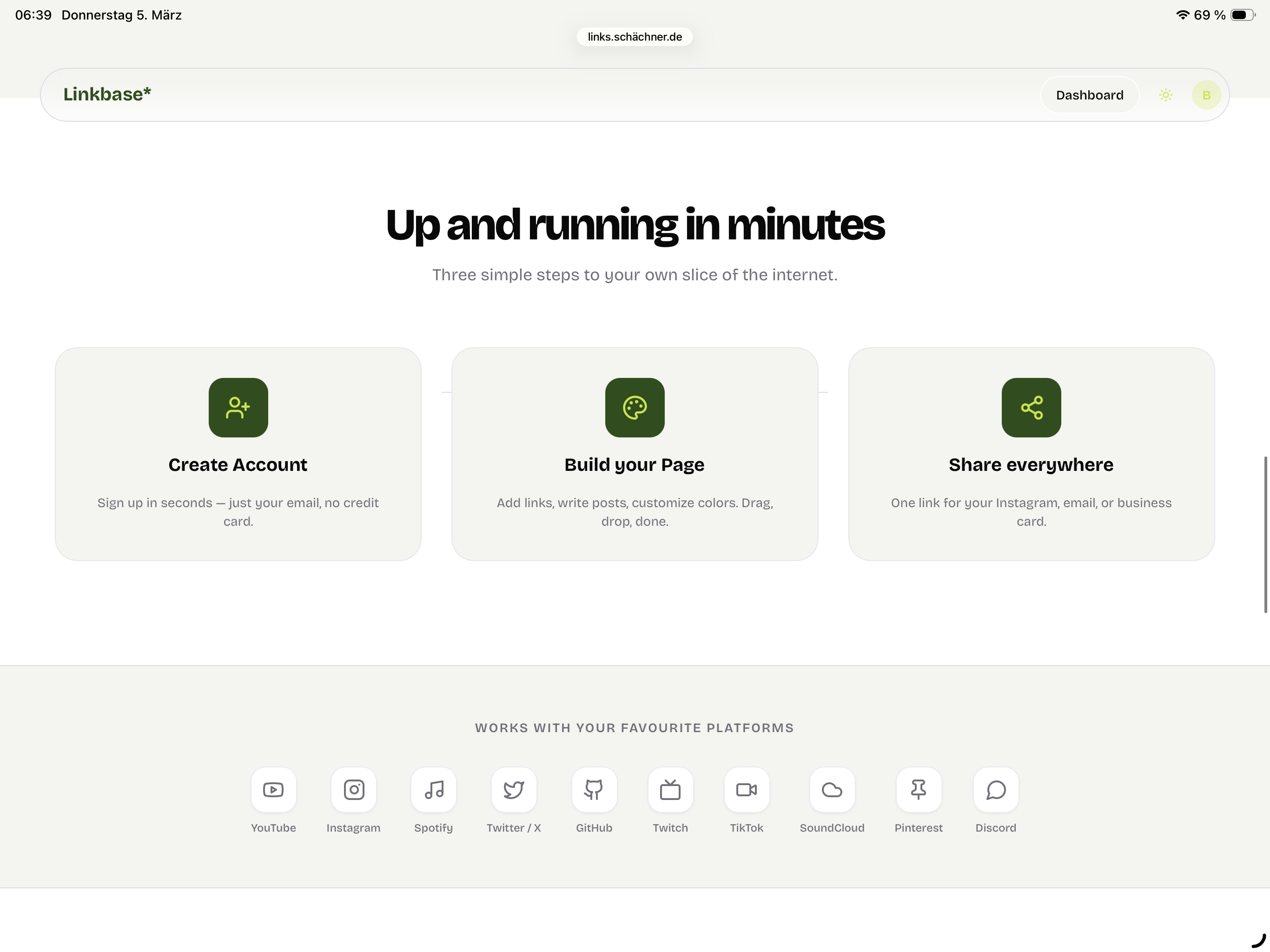 Linkbase - Screenshot 2 showing product features and functionality