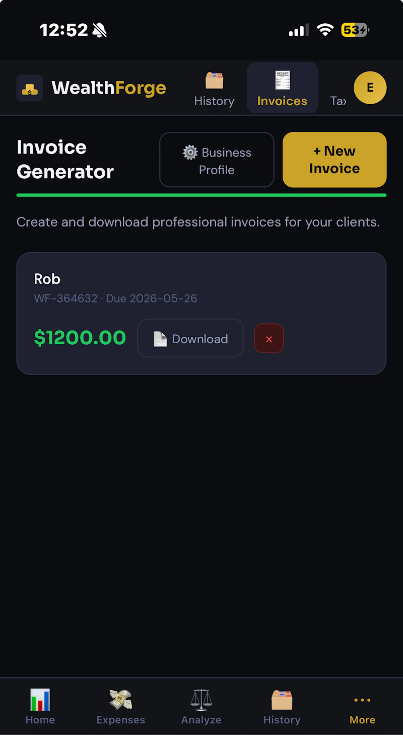 WealthForge screenshot 3