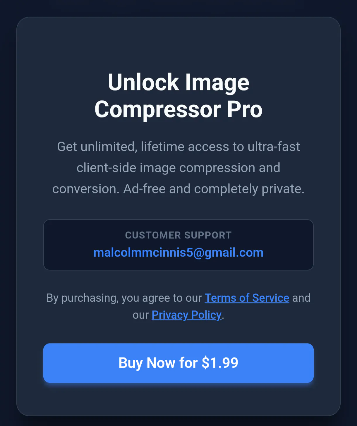 CompressImage.io (or TinyFast.io)