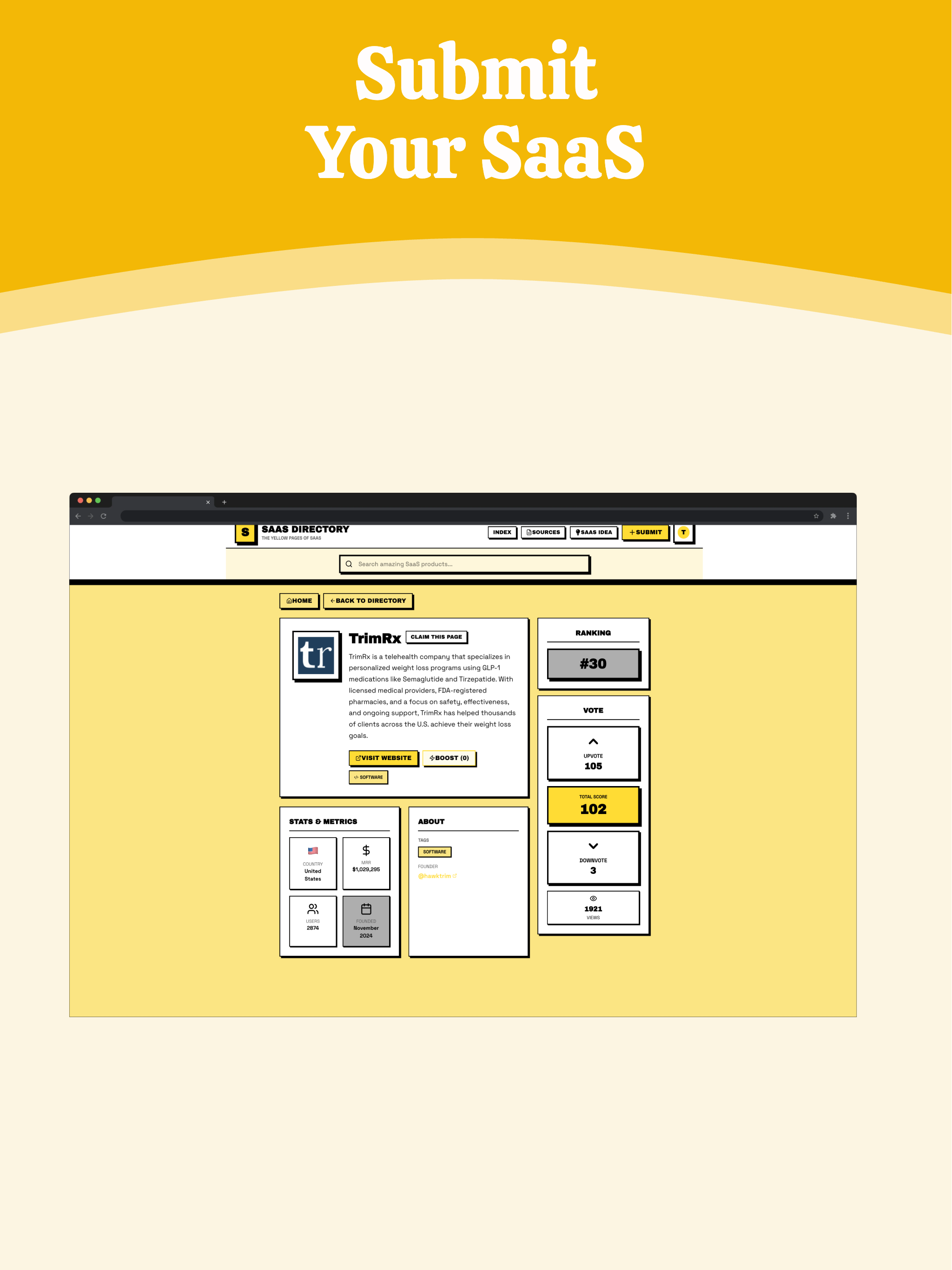 The Yellow Pages of SaaS - Screenshot 3 preview