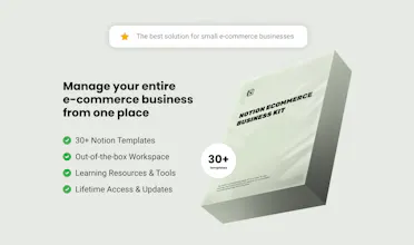 Notion Ecommerce Business Kit gallery image