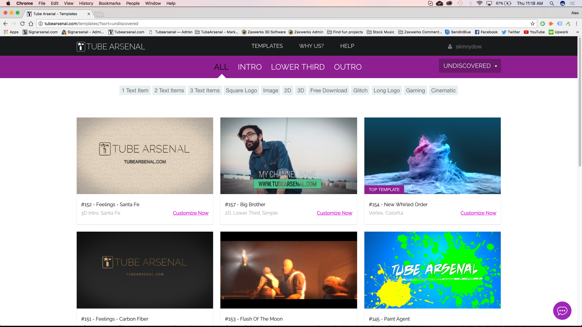 Tube Arsenal gallery image