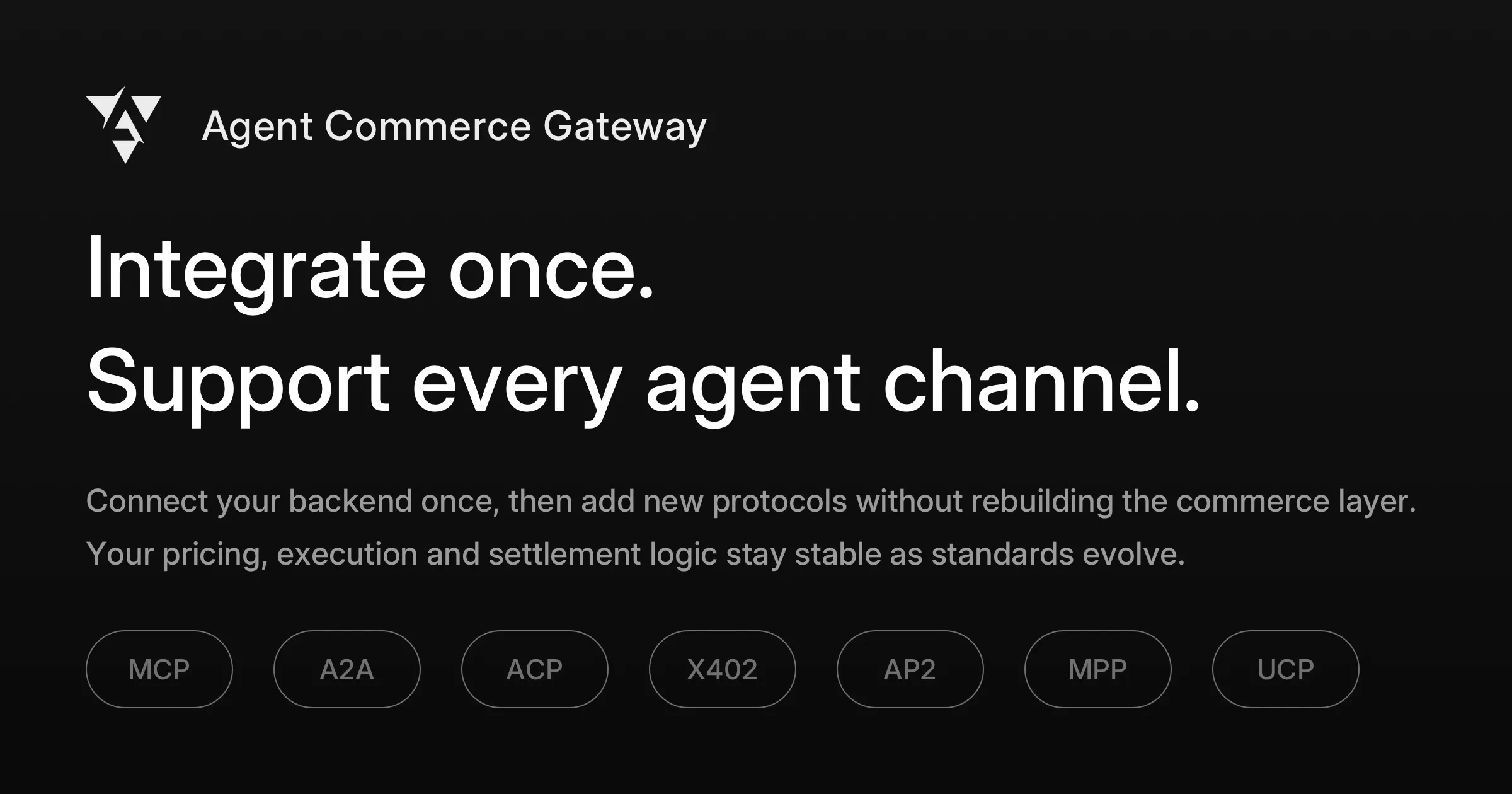 Agent Commerce Gateway gallery image