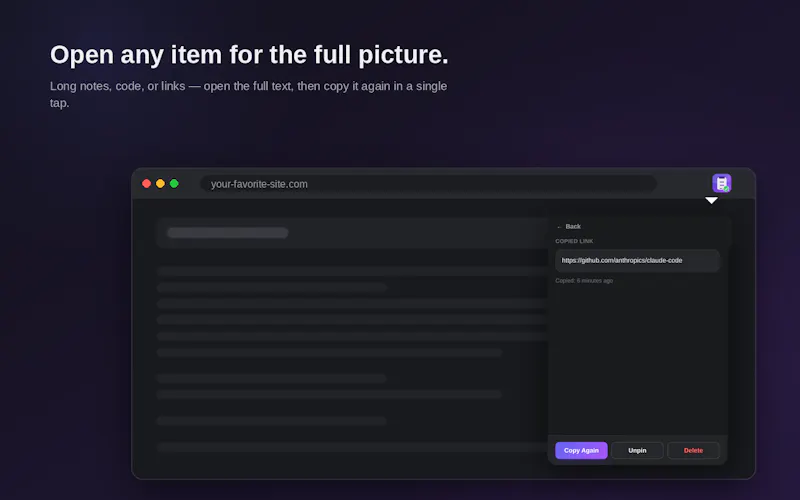 Clipboard Diary screenshot 3