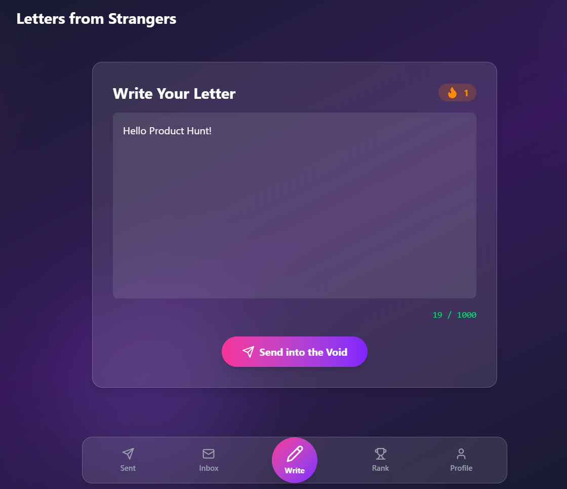 Letters from Strangers - Screenshot 2 preview