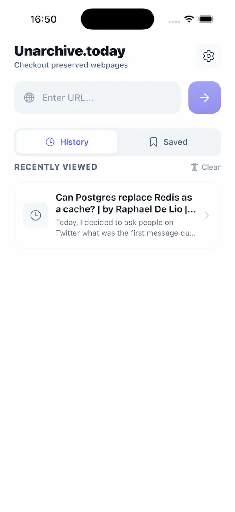 Unarchive.today screenshot 4
