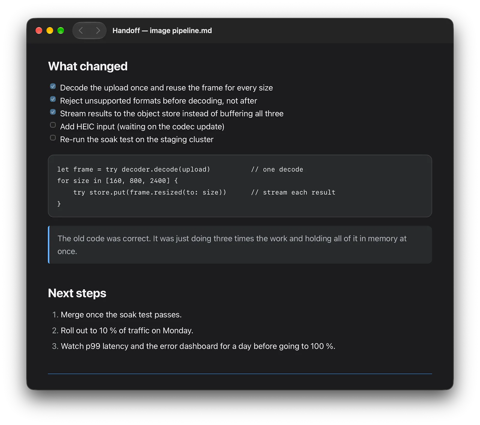 Tim's Markdown Reader screenshot 3