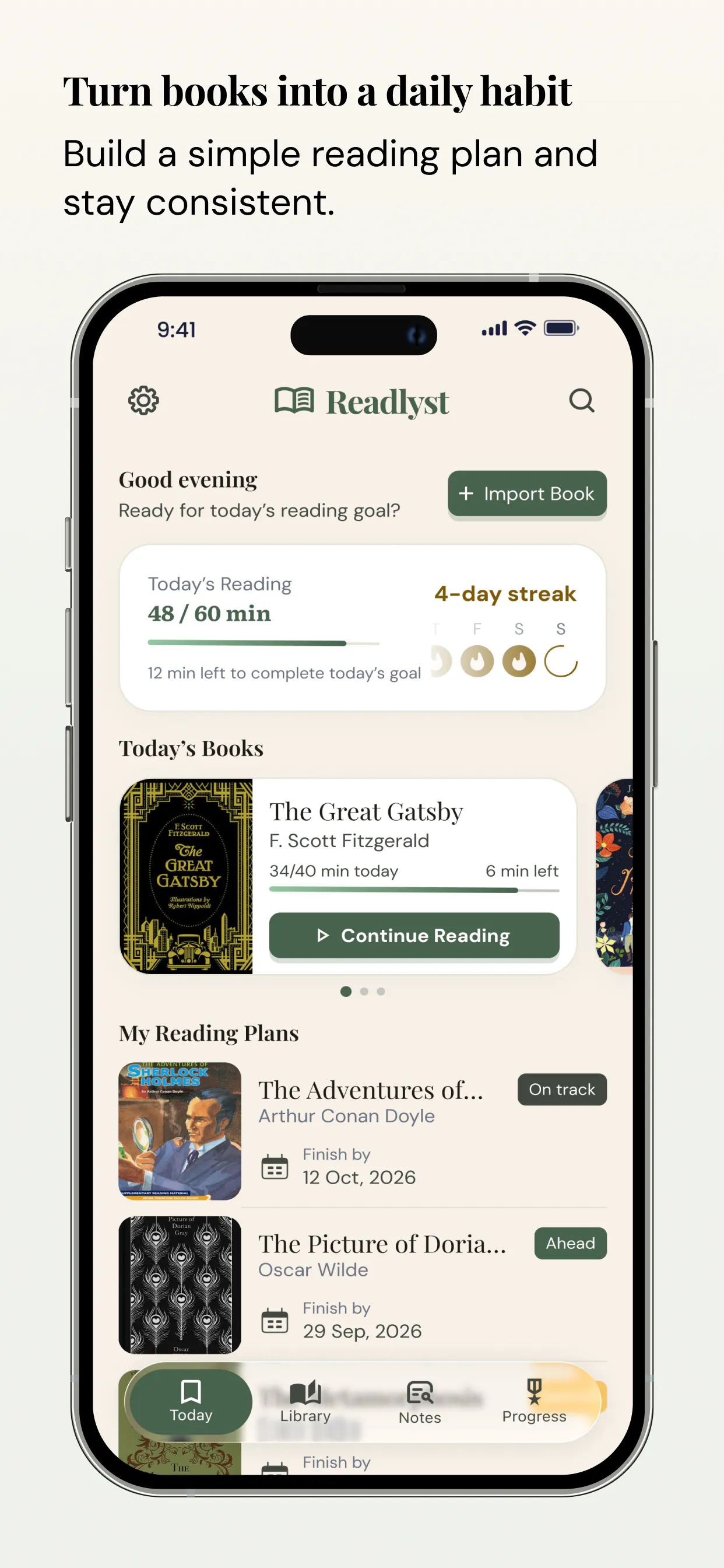 Readlyst — Read more. Finish more. gallery image