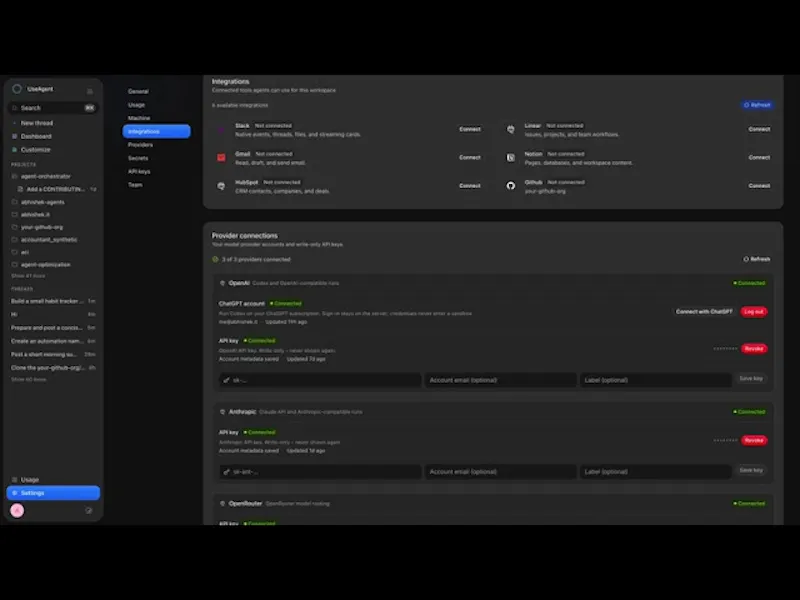 UseAgent screenshot 1 (video preview)