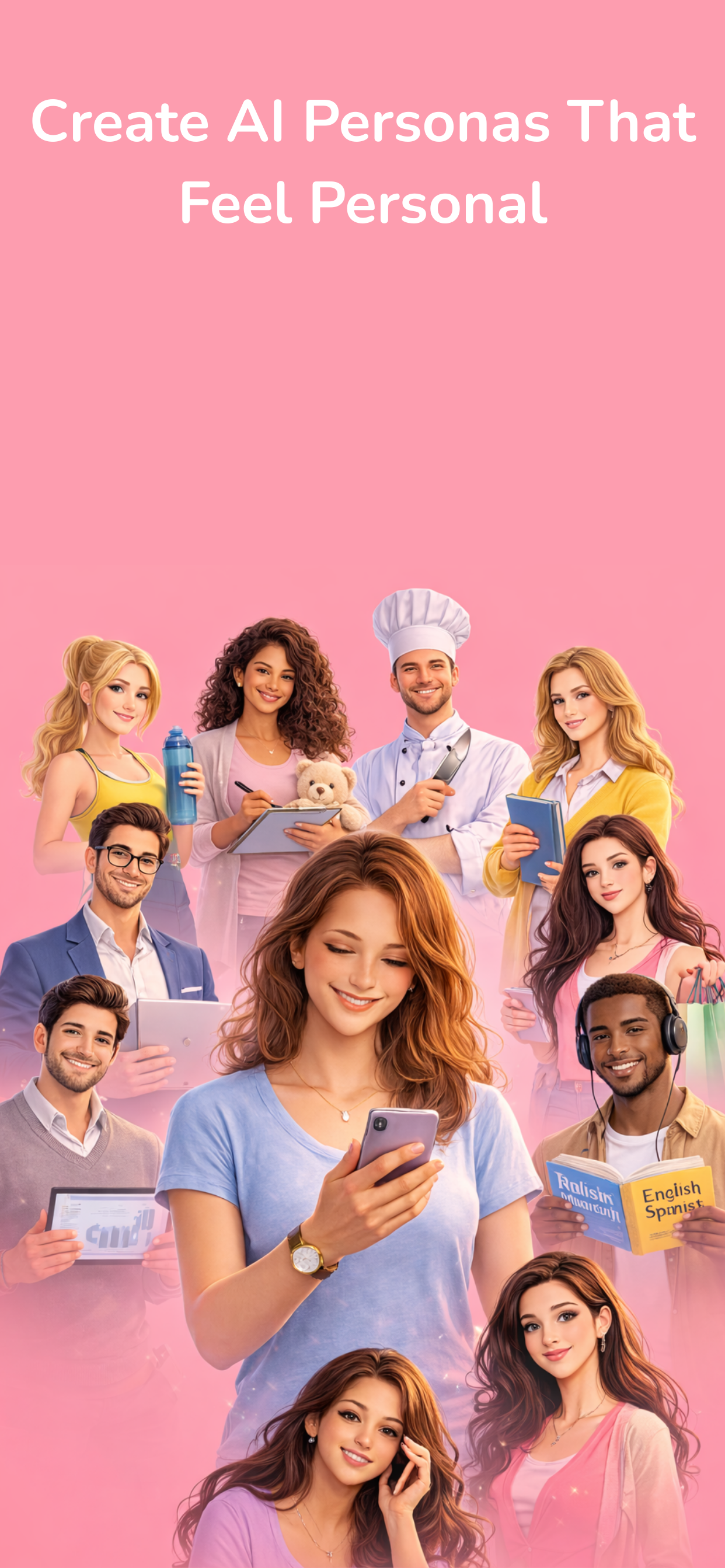 Saathi — Create Your Own AI Companion - Main product screenshot demonstrating key features and user interface