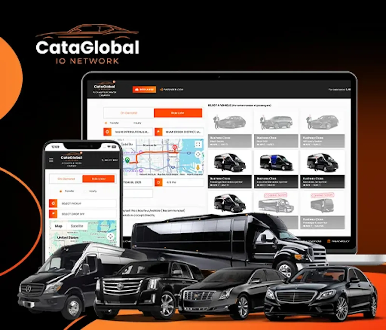 Cata Global Io | Black Car Service screenshot 1