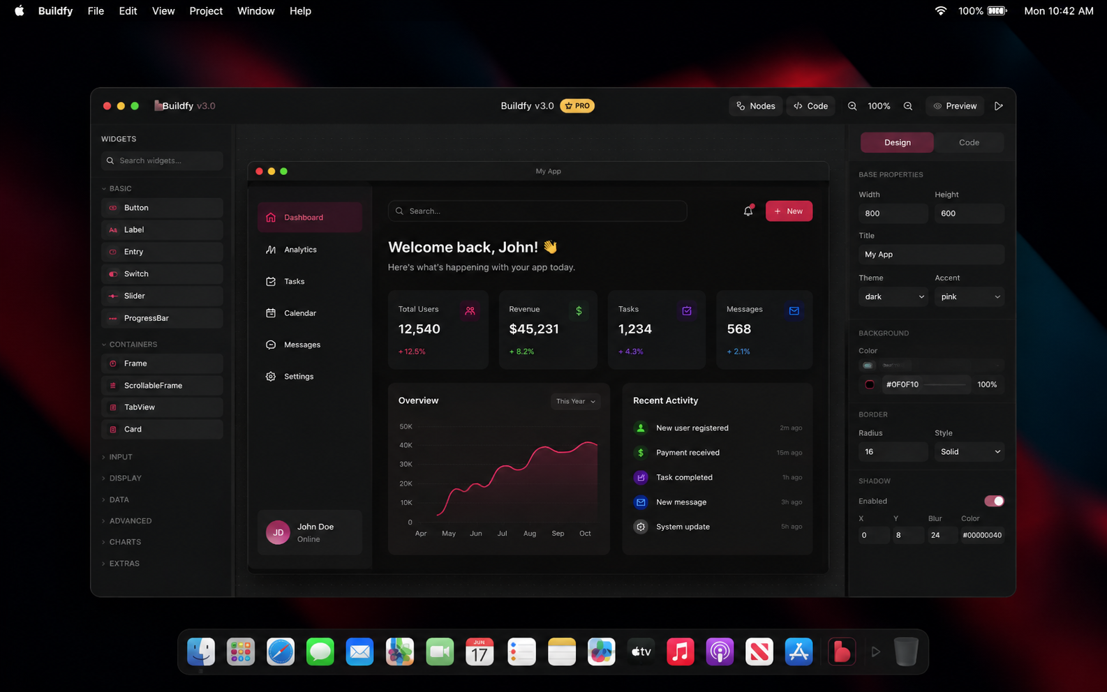 Buildfy 3.0 — Visual Desktop App Builder gallery image