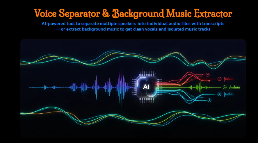 Voice and Music Separator 제품 배너