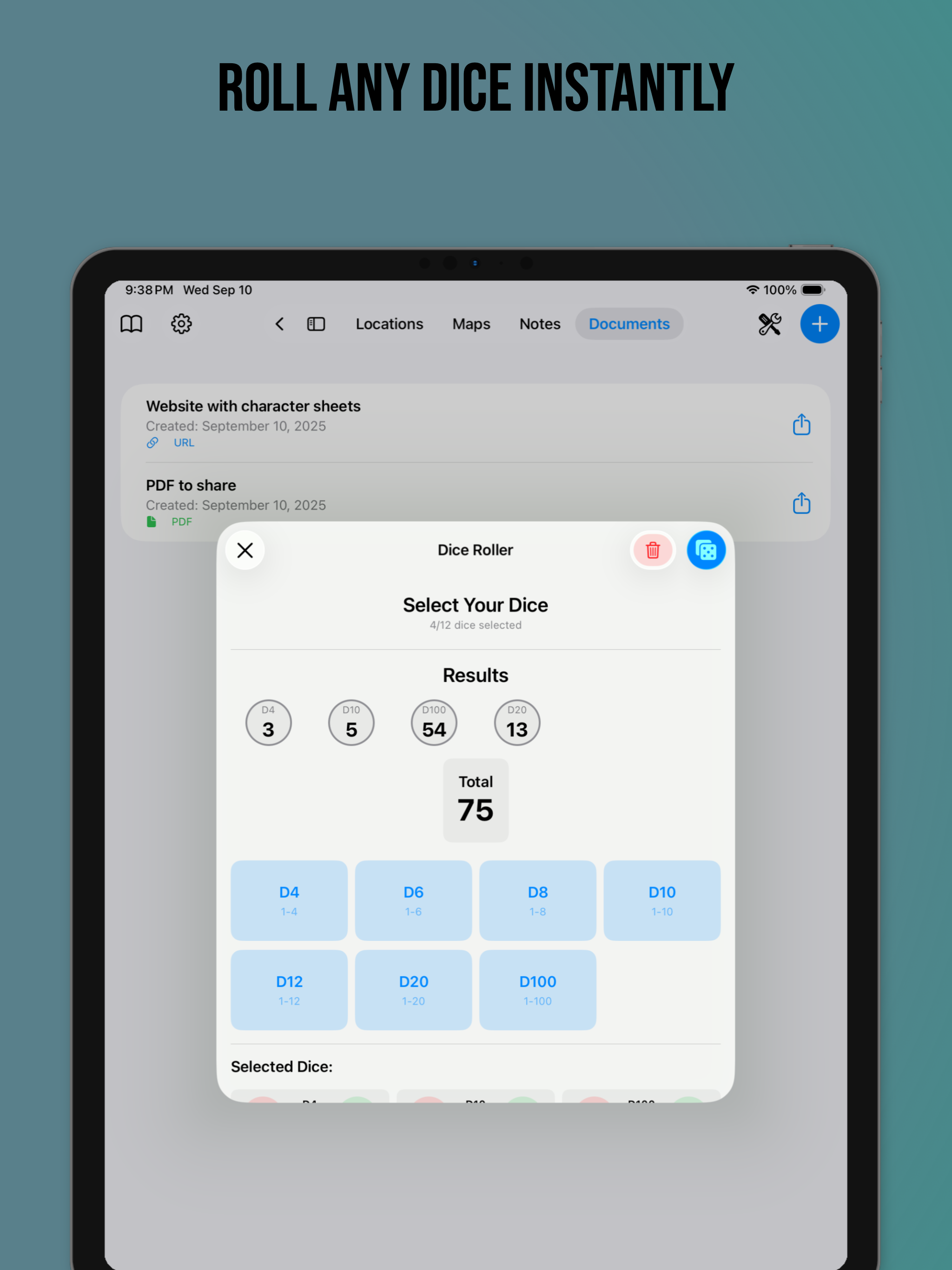 Sage RPG - Manage your TTRPG games and tools on all Apple Platforms medya 15