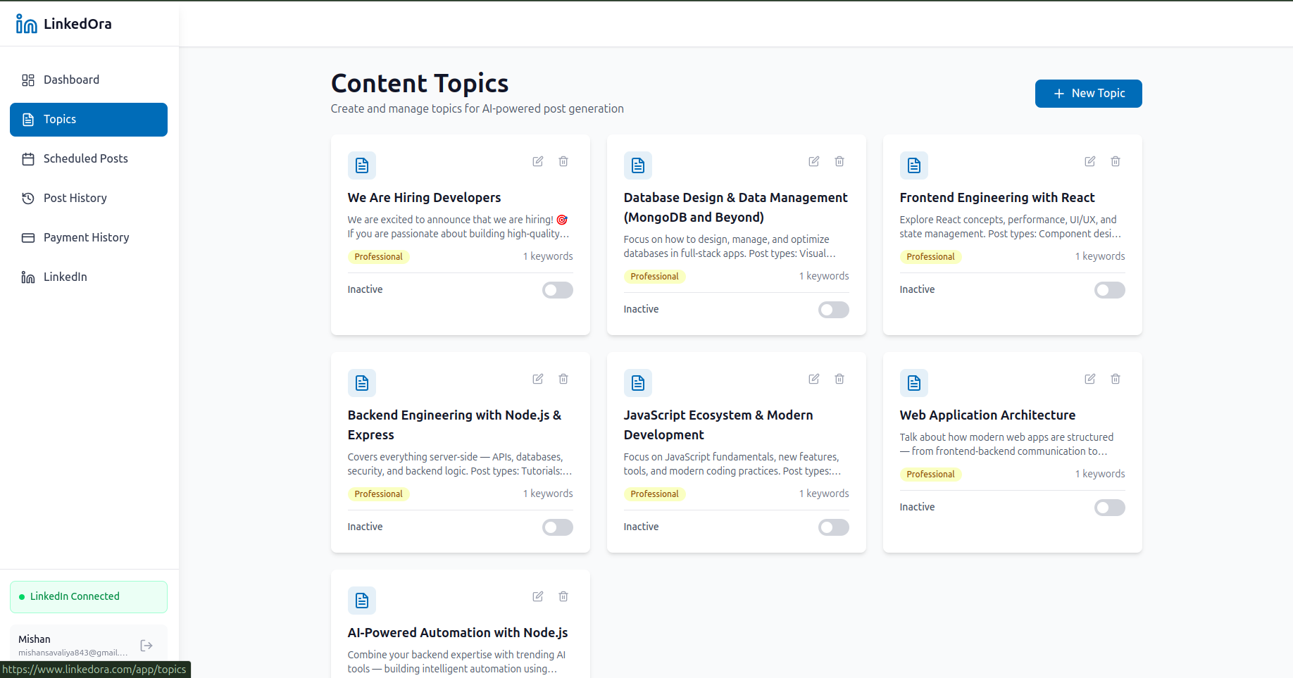 LinkedOra gallery image