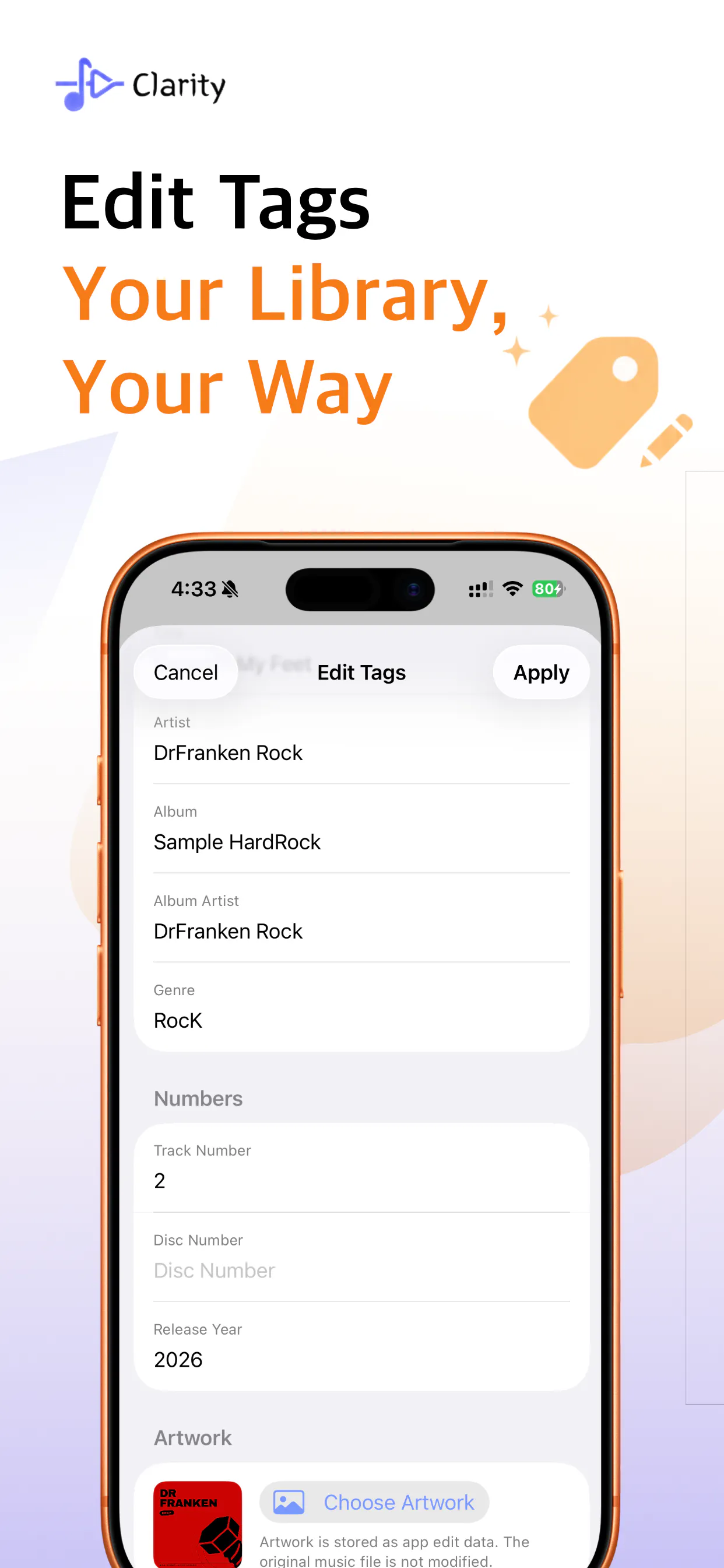 Clarity - Music Player gallery image