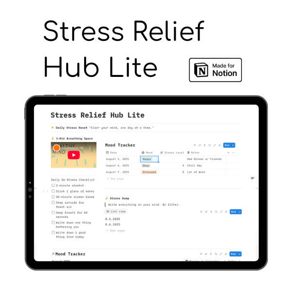 Stress Relief Hub Lite