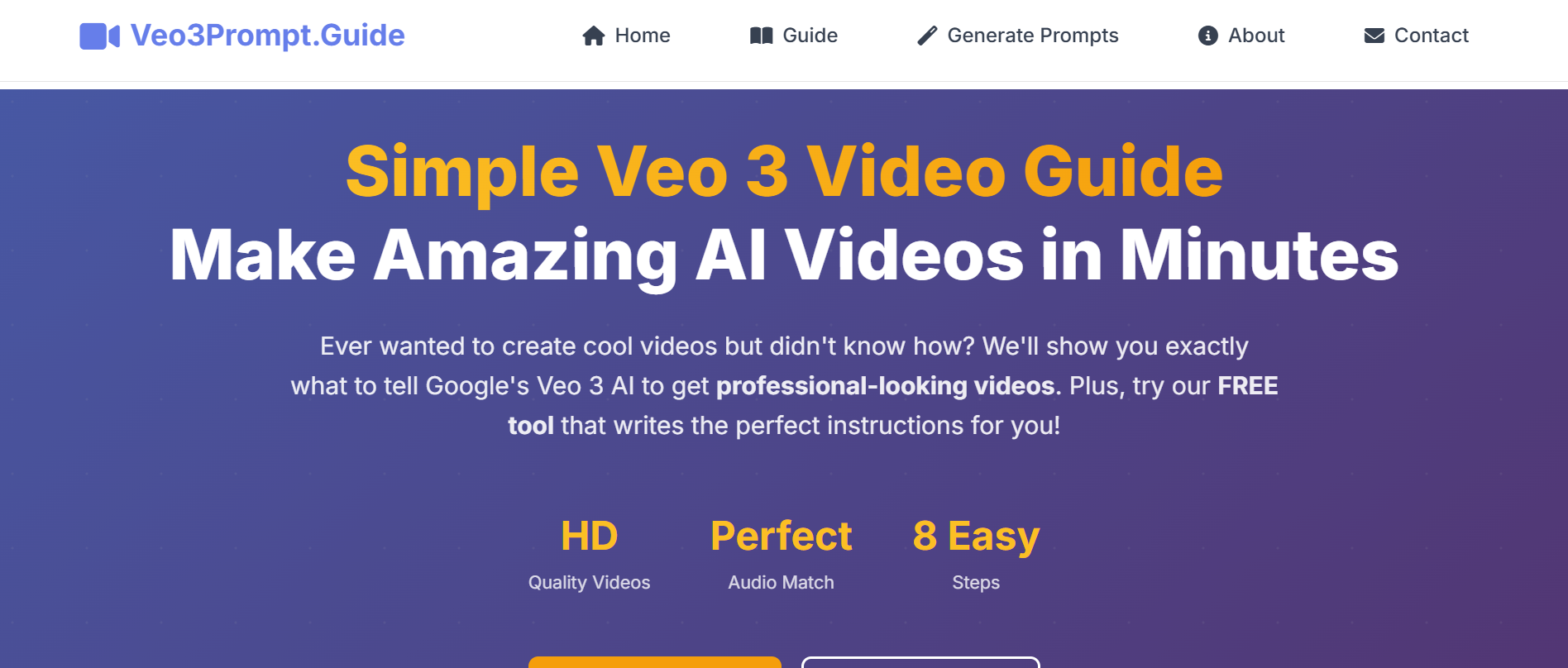 VEO 3 PROMPT GENERATOR logo